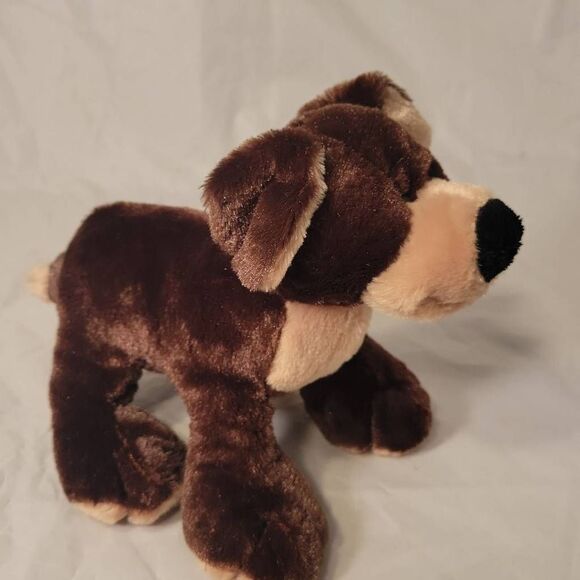 Ganz Webkinz Mocha Pup Plush Stuffed Animal HM348 USED Code Soft Toy 10" Dog - Picture 6 of 13